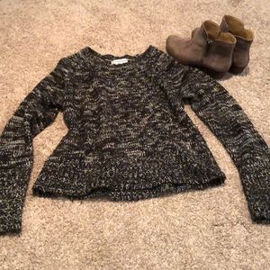 Black and Tan sweater